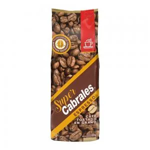 CAFÉ CABRALES TOSTADO EM GRÃO 1KG