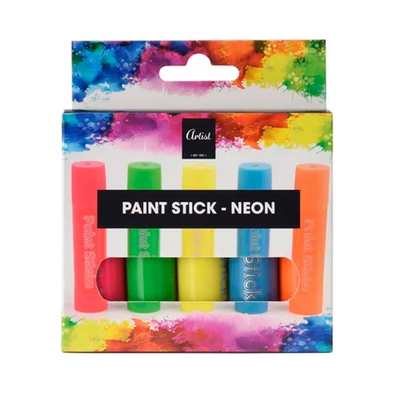 Barra Pintura Artist Paint Stick Neon 5