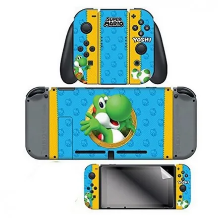 Adesivo Nintendo Switch Super Mario Yoshi Skin 2 Adesivos