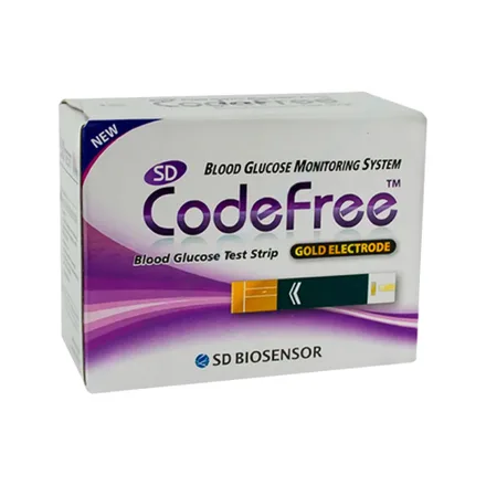 Tiras Prueba Glucosa Codefree Glucose 50 Piezas