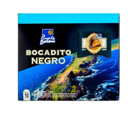 ALFAJOR PUNTA BALLENA BOCADITO NEGRO 27GRX12 UNIDADES