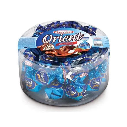 BOMBOM TAYAS ORIENT LUXURY SABOR COCO CON ABELLANAS 250GR