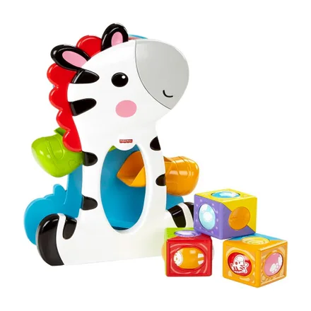 Juguete Para Bebé Fisher Price Cebra Bloques De Actividades