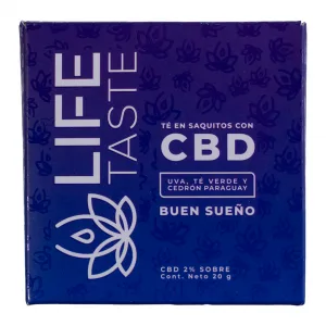 Cha Life Taste Dormir Cannabis Cbd Cedron Extrato Uva 10 Saquinhos