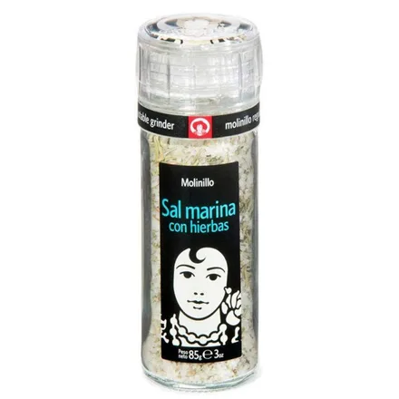 Sal Marina Carmencita Con Hierbas 85g