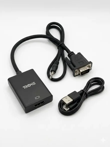 TROVE ADAPTADOR VGA M P/HDMI H C/AUDIO