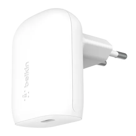 Carregador de Parede Belkin WCA005VFWH USB-C 30W – Branco