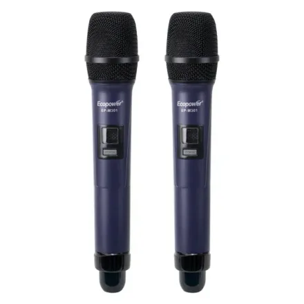 Ecopower Microfono Ep M301 2MIC Recargable