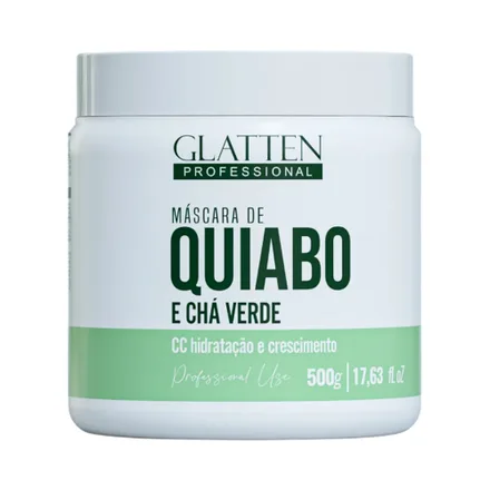 Mascarilla Capilar Glatten Professional Quiabo Cha 500 Gr