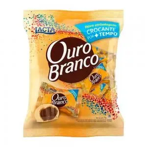 Bombom Lacta Ouro Branco Pacote 1Kg