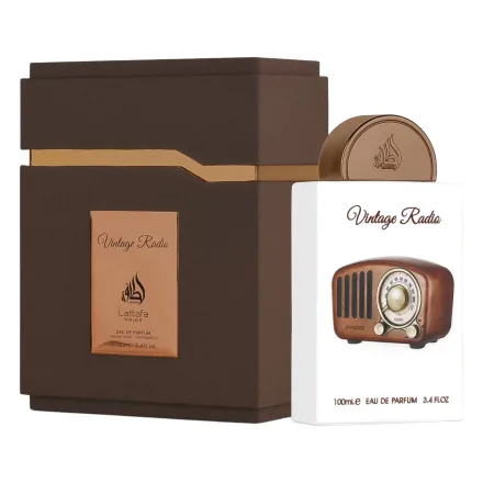Perfume Lattafa Vintage Radio Eau Parfum Unissex 100ml