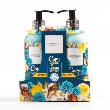 CAPRI SOUL LUXURY SET DUO JABON PARA MANOS+BODY LOTION