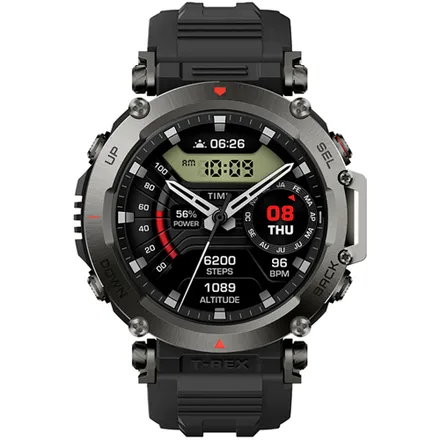 Smartwatch Amazfit T-Rex Ultra A2142 Bluetooth e GPS – Abyss Black W2142OV1N