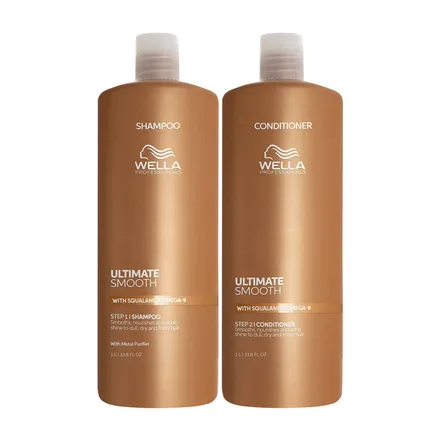 Wella Ultimate Smooth Shampoo Plus Acondicionador 1L