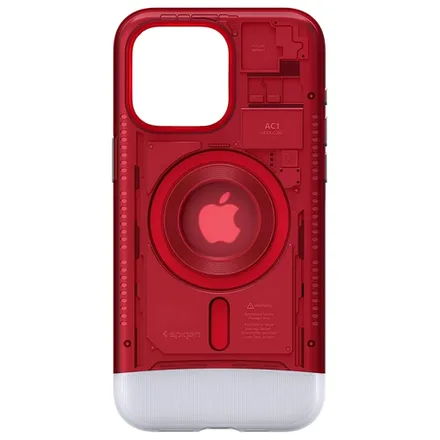 Funda iPhone 15 Pro Max Spigen Classic C1 Magfit Ruby