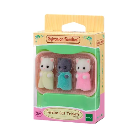 Figuras Epoch Sylvanian Families Persian Cat Triplets 5458