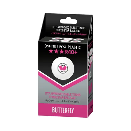 Pelotas Ping Pong Butterfly R40 Plus 6