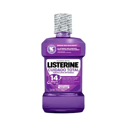 Enjuague Bucal Listerine Cuidado Total Menta 250ml