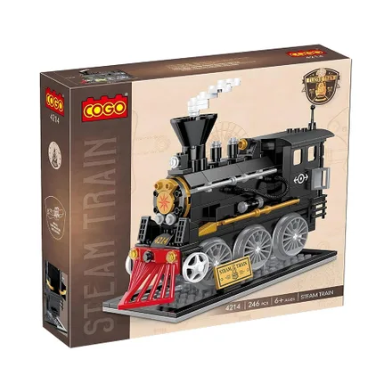 Juguete Construccion Cogo Classic Train 4214 Steam 246 Piezas