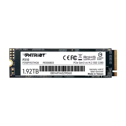 2 Patriot P310 Tb Pcie 3