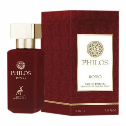 Perfume Maison Alhambra Philos Rosso Eau Parfum Unissex 30ml