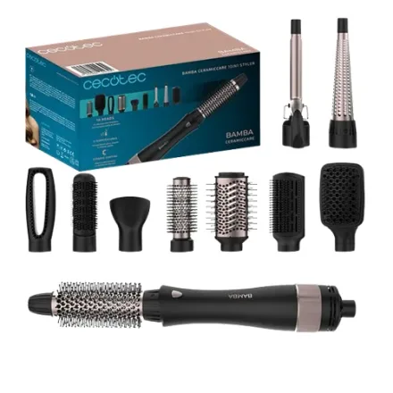 Cecotec Cepillo Alisador Bamba 10 En 1 Ceramicare Style