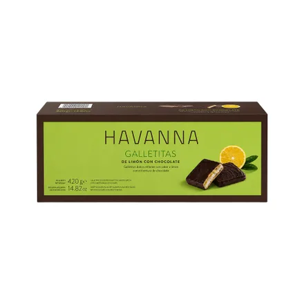 Galletitas Havanna Limon Con Chocolate 420g