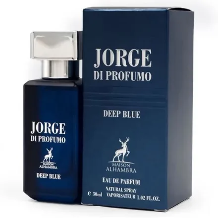 Perfume Maison Alhambra Jorge Di Profumo Deep Blue Eau Parfum Masculino 30ml