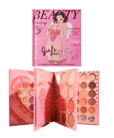 Kevin Coco Paleta Sombras 72 Colores