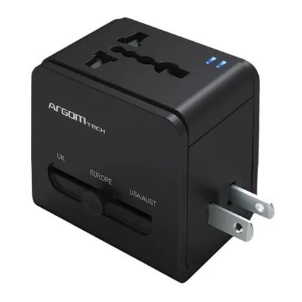 ARGOM ADAPTADOR UNIVERSAL ALL-IN-ONE ARG-AC-0298BK A00680 NEGRO