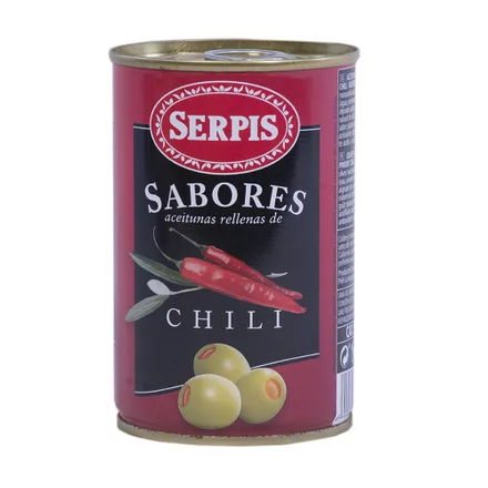 Aceitunas El Serpis Rellenas Chili 300g