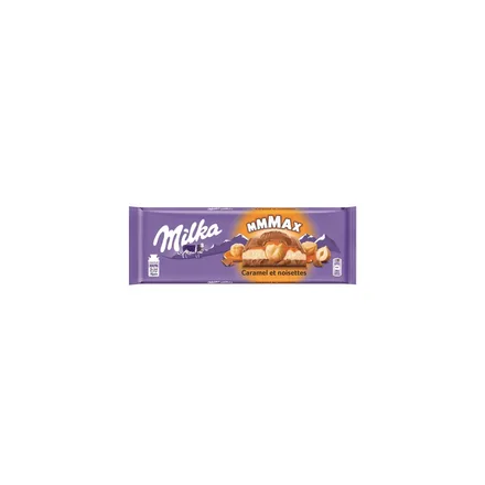 CHOCOLATE MILKA 300GR CARAMELO Y AVELLANA ENTERA
