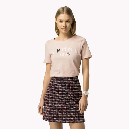 Camiseta Tommy Hilfiger Feminina Detalhe 610L