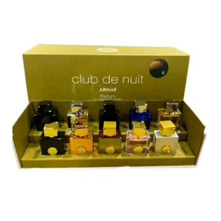 KIT MINI ARMAF CLUB DE NUIT 5MLX10 PIEZAS