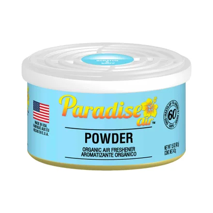 Ambientador Autos Paradise Org 0017 Can Powder