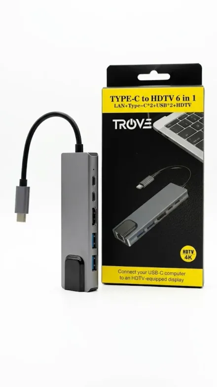 Trove Hub 6 En 1 Hdtv Lan