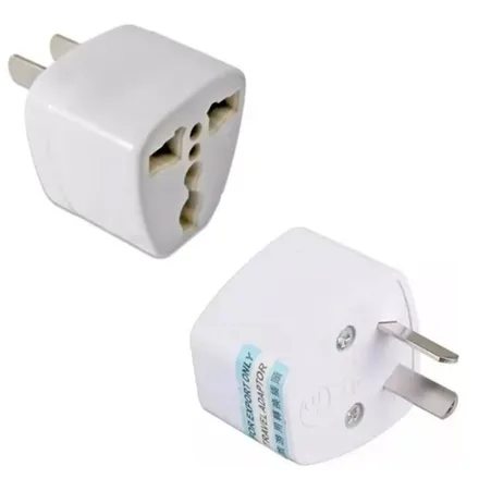 Adaptador de Enchufe Europeo P/Padron Argentina- Blanco