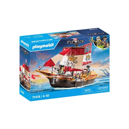 PLAYMOBIL JUGUETE PIRATE SHIP 71418