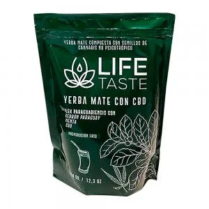 Erva Mate Life Taste Terere Cbd Cannabis Cedron Menta Pacote 350g