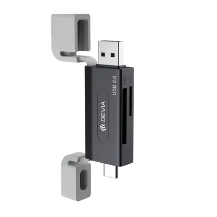 DEVIA ADAPTADOR USB-C/USB-A 3.0 NEGRO