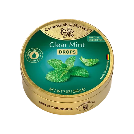Caramelos Cavendish Harvey Clear Drops 200g