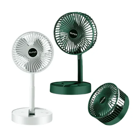 MINI VENTILADOR DE MESA PORTÁTIL BRANCO