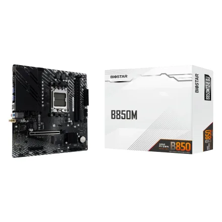 Placa Mae Biostar Dj Ddr 5 Socket AM5 Chipset B850 Atx