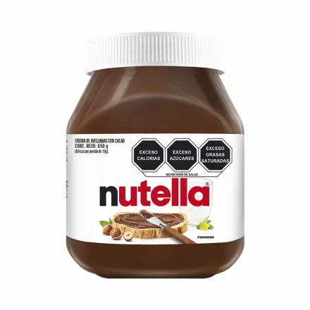 Crema Avellana Nutella Ferrero 650g