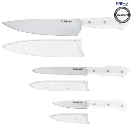 Jogo Facas Cuisinart 3PC Rebites Triplos 6