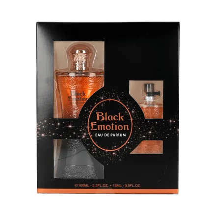 Black Emotion Femenino Eau Parfum Plus 100ml 15ml