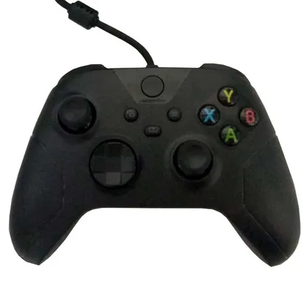 CONTROLE XBOX ONE COM FIO PRETO BOTÕES EXTRAS