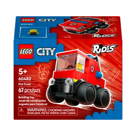 Juguete Construccion Lego City Rides Fire Truck 67 Piezas
