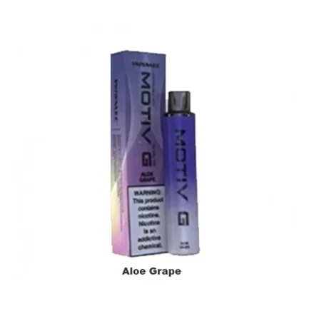 Pod Descartavel Wismec Motiv 2500 Puffs 5 Salt Nic Bat Recarregavel Aloe Grap