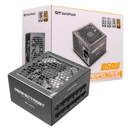 Fonte Darkflash Atx 80 Plus Pfc Ativo Modular Bivolt